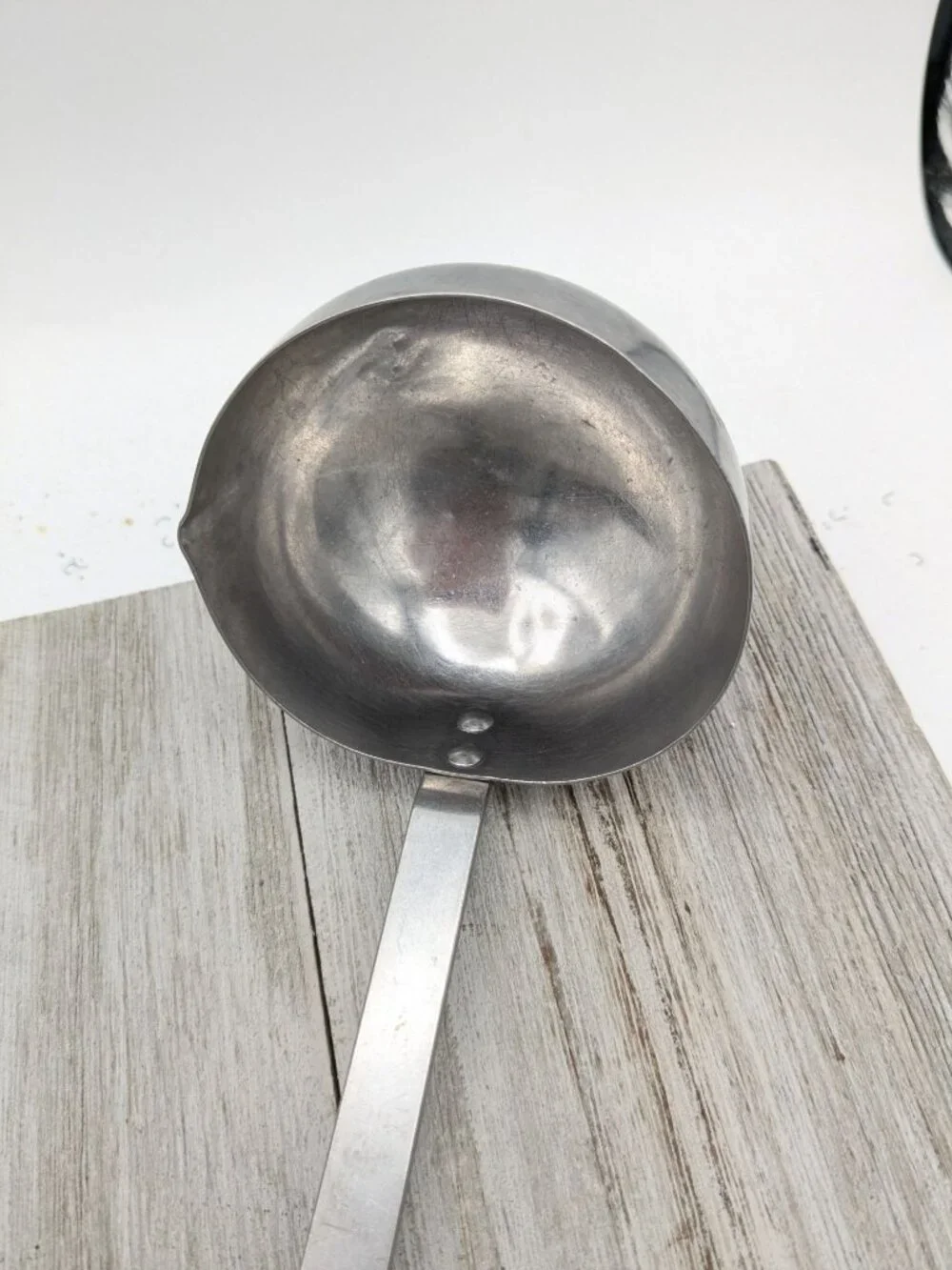 Ekco Forge #2 Kitchen Ladle Stainless Steel Black Handle 11